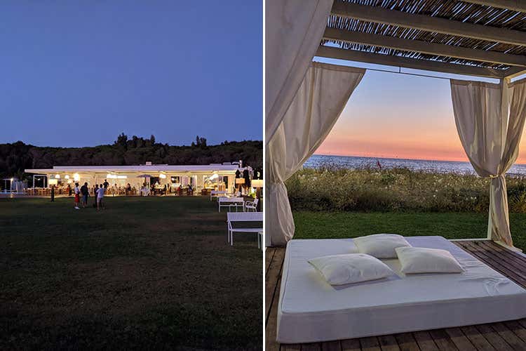 Un ristorante di classe... vista mare