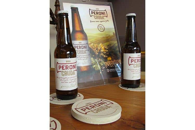 Peroni Cruda arriva sul mercato 
Non pastorizzata, con malto 100% italiano