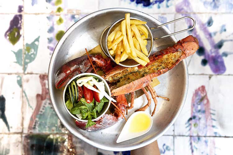 (Il pesce di The Fisherman Burger 
Un viaggio dalla Puglia agli Usa)