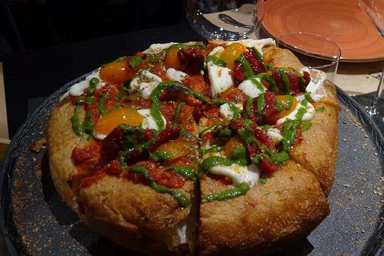 Era Margherita (Pizza gourmet e calici franciacortini 
I vini di Castello di Gussago da Era Pizza)