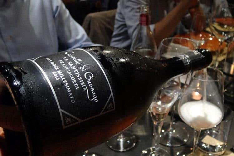 Pas Dosè Millesimato Castello di Gussago (Pizza gourmet e calici franciacortini 
I vini di Castello di Gussago da Era Pizza)