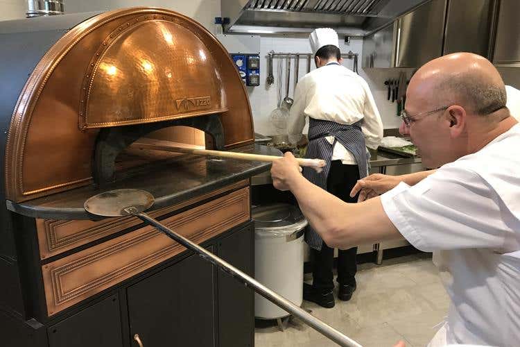 Pizza Nativa firmata Molino Piantoni 
nell'olimpo dell'Albereta Relais