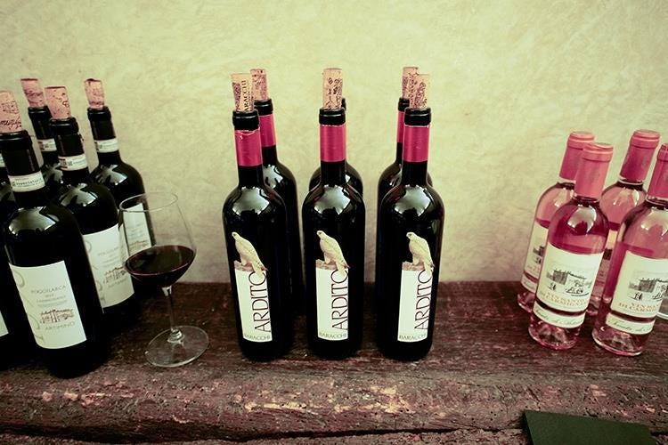 Ardito Igt Toscana Rosso Baracchi Winery (Premio IaT, al light lunch 
Silvia Baracchi reinventa Da Vinci)