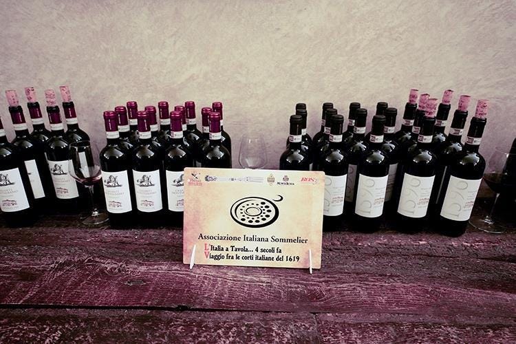I vini di Tenuta di Artimino (Premio IaT, al light lunch 
Silvia Baracchi reinventa Da Vinci)