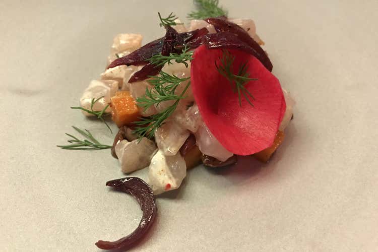 Orata reale al sale (Il progetto Incredibile Viva
incontra Adeline Grattard)