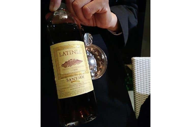 Latinia Igt dolce di Nasco (Ramsay & Friends al Forte Village 
Cucina gourmet, ma tavola solidale)