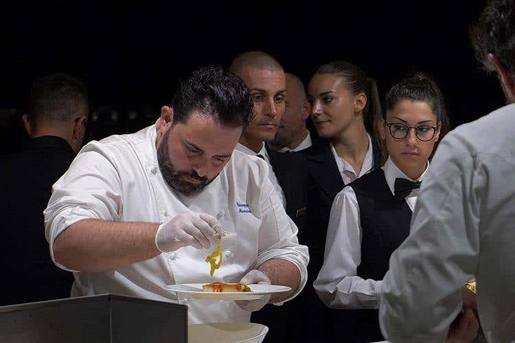 Giuseppe Mancino (Ramsay & Friends al Forte Village 
Cucina gourmet, ma tavola solidale)