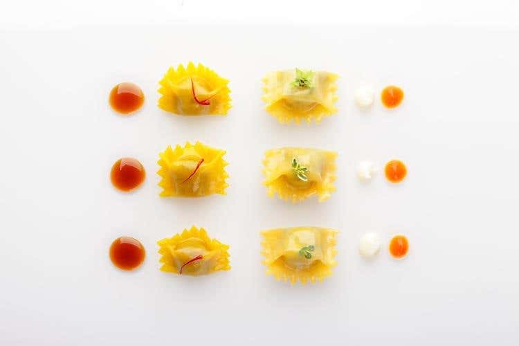 Bis di agnolotti (Ristorante Orobianco di Enrico Croatti 
Emozione, gusto e cucina tradizionale)