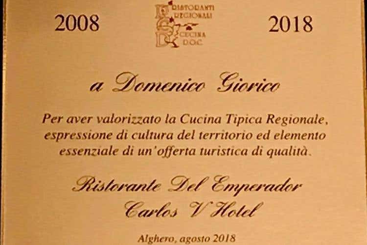 (Ristoranti regionali, Carlos V Hotel 
Un successo la cena con Mauricio Marra)