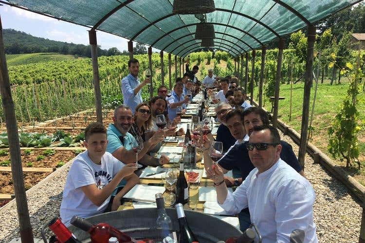 (Ristoratori milanesi ospiti in Oltrepò 
per i vini Prime Alture e la carne di Oberto
 )