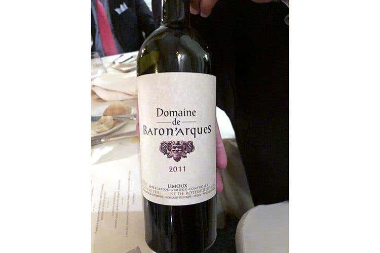 Domaine de Baronarques, Grand Vin Rouge, Aoc Limoux 2011 (S.Pellegrino Sapori Ticino, 12ª edizione 
La Svizzera ospita le cucine del mondo)