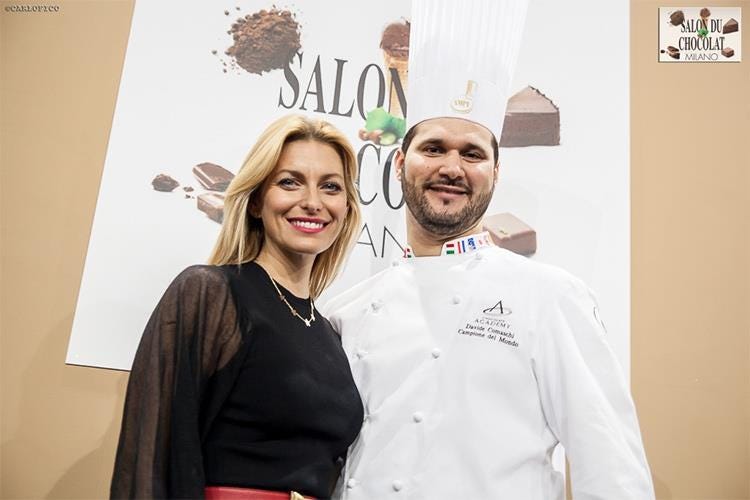 Federica Fontana e Davide Comaschi - Salon du Chocolat, prima serata sold out 
Una dolce sfilata firmata Naba e AMPI