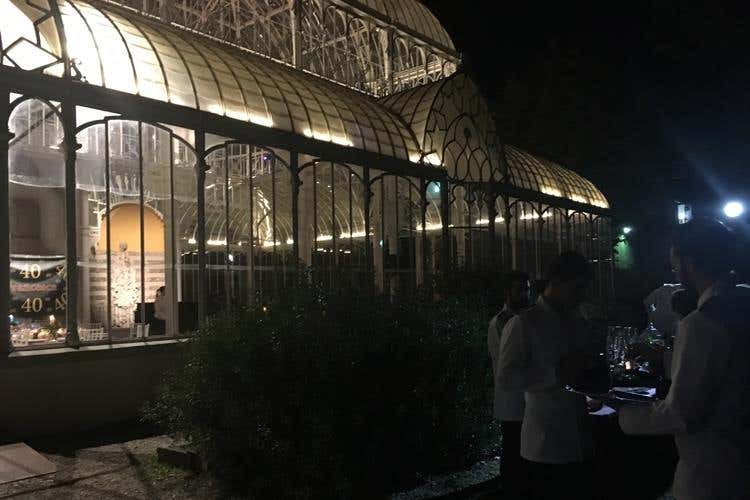 La serra-tepidario del giardino dell’Orticoltura