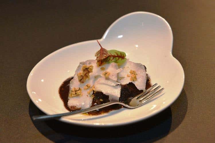 Piatto Abalone (Sei referenze al top per festeggiare 
Longino&Cardenal compie 30 anni)