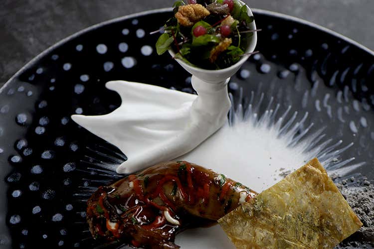 Fagiano in due cotture - Errico Recanati (Senigallia, a Meet in cucina 2019 
vincono ancora le Marche)