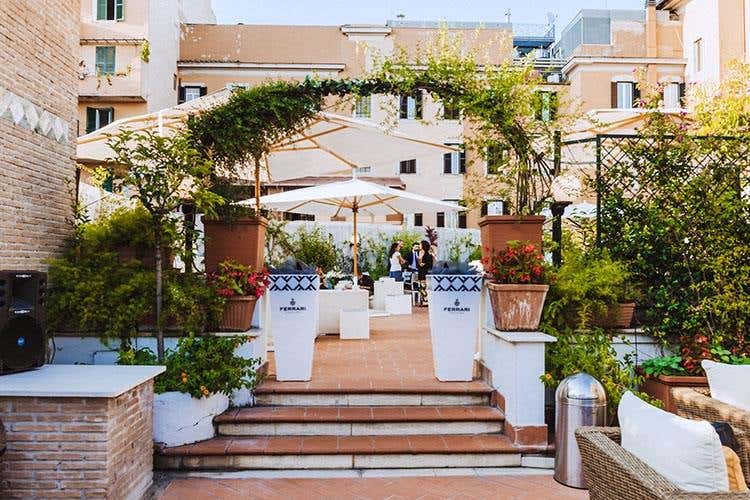 (Shg Hotel Portamaggiore 
Nuova terrazza per godersi Roma)