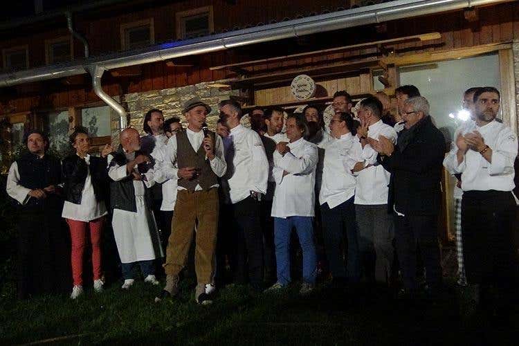 (Si festeggia il Bitto a La Fiorida 
Vince la sinergia tra cuochi e produttori)