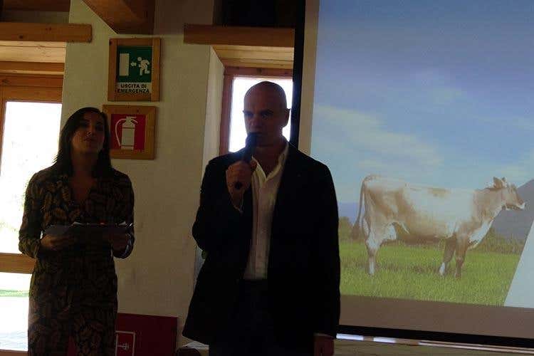 Lisa Casali e Enrico Derflingher (Si festeggia il Bitto a La Fiorida 
Vince la sinergia tra cuochi e produttori)