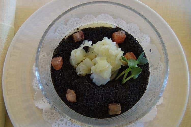 Tiramisù al Bitto - Tano Simonato (Si festeggia il Bitto a La Fiorida 
Vince la sinergia tra cuochi e produttori)