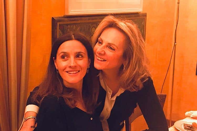 Silvia Cirri con la figlia Virgina