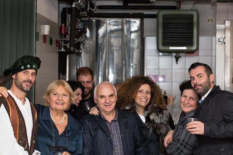 Soci Euro-Toques in festa da Marco d'Oggiono Prosciutti