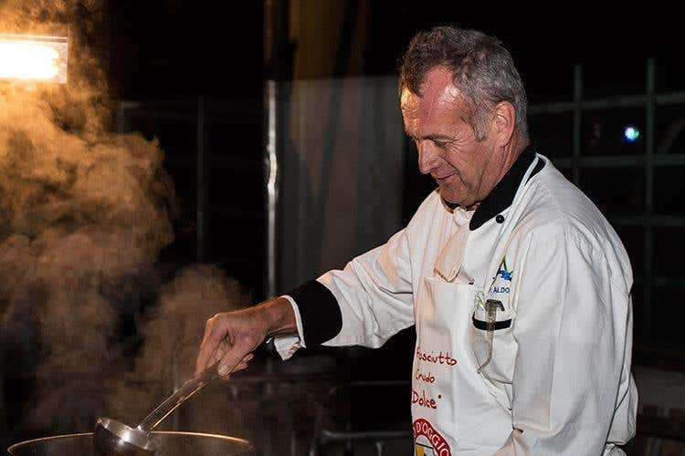 Soci Euro-Toques in festa da Marco d'Oggiono Prosciutti