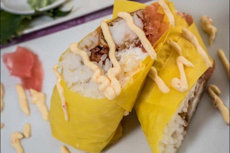 Burrito Spicy Salmon - (soSushi&Sound Menu gluten free e buona musica