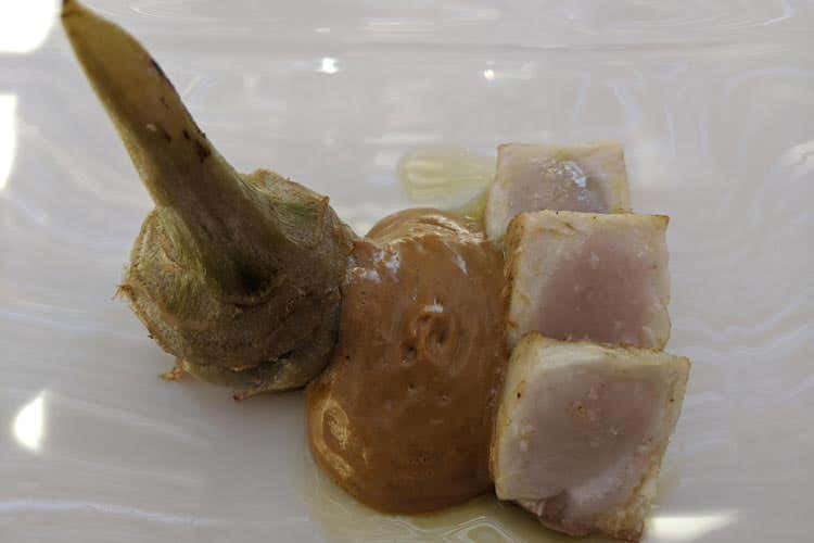 (Sotto il pergolato, Casa Coloni 
esalta le materie prime di Paestum)