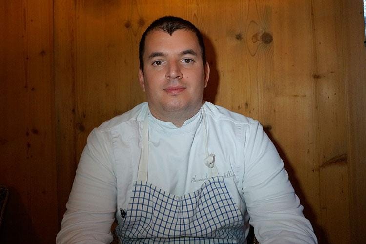 Alessandro Martellini (Suinsom all'Hotel Tyrol 
Un nuovo angolo gourmet in Val Gardena)