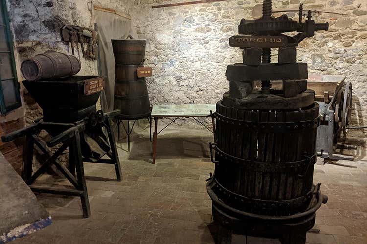 Alla Vecia Cantena d'la Prè a Predappio: antichi strumenti per la lavorazione delle uve