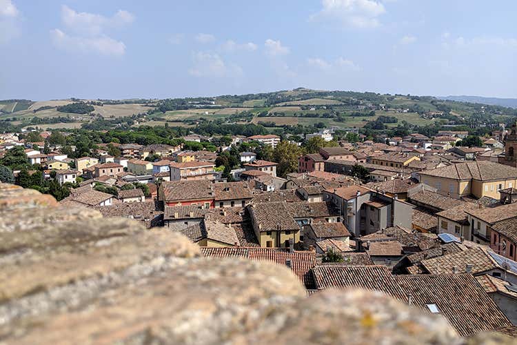 La vista dalla Rocca di Mendola
