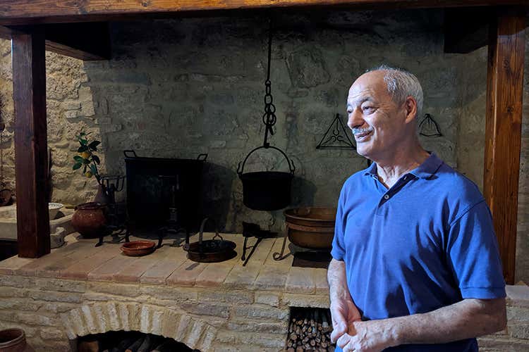 Elio Caruso, presidente della proloco di Castrocaro e custode 