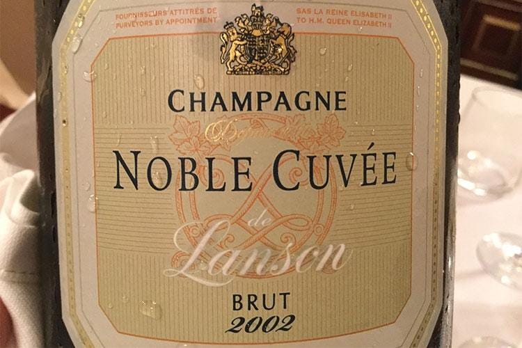 Lanson Noble Cuvée 2002