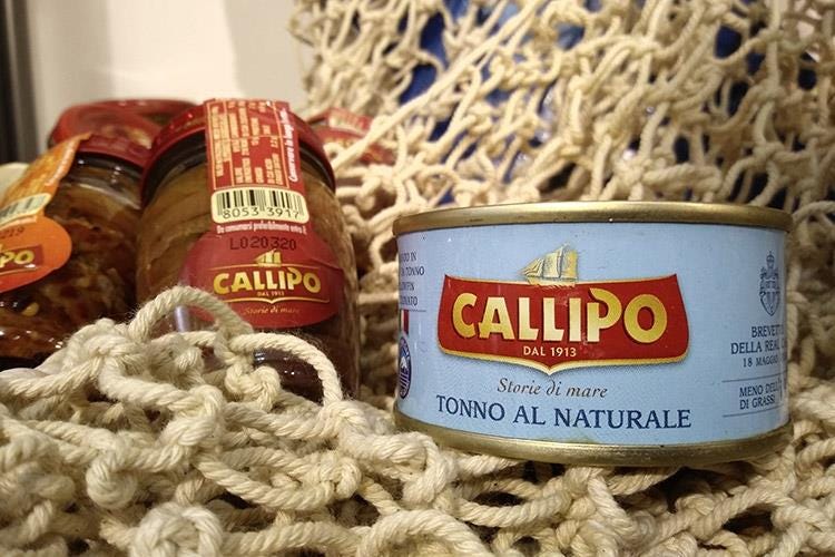(Tonno, miele e gelato 
Una tavola fatta di tradizioni per Callipo)