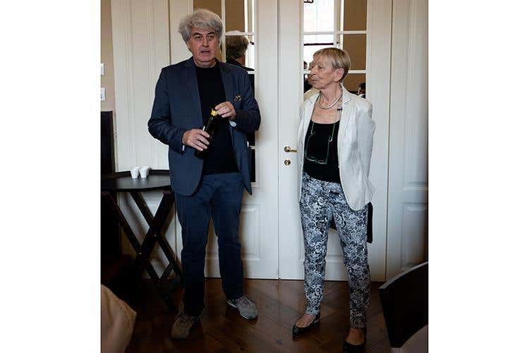 Luigi Caricato e Piera Genta (Torino capitale del gusto 
con l'Olio Riviera Ligure Dop)