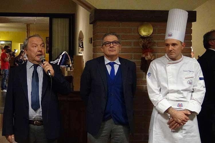 Ivar Foglieni, Oscar Fusini e Andrew Regazzoni (Un Convivium per fare sistema 
Largo alle eccellenze della Val Brembana)