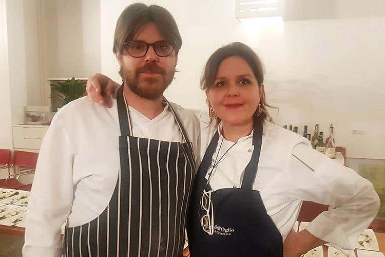 Gaetano Billeci e Bonetta Dell'Oglio (Un grande successo per Not 
La prima rassegna dei vini franchi)