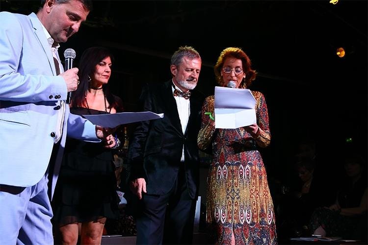 Una serata di riconoscimenti a Firenze 
I Personaggi dell'anno 2016 sul palco (foto: Giulio Ziletti)