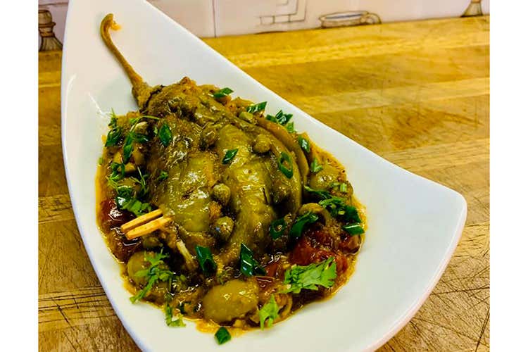 Caponata di melanzane a modo mio - Shaheda Yesmin (Vegetarian Challenge entra nel vivo 
Siglata la partnership con Wamc)