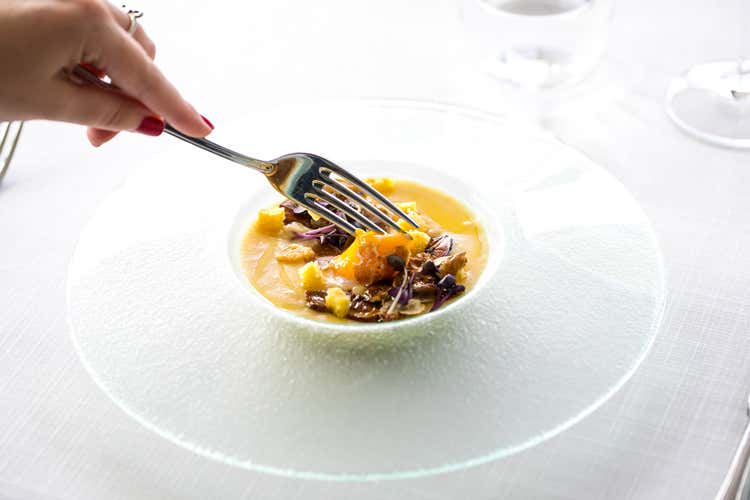 (Vista, elogio al tartufo 
al ristorante di Casina Valadier)