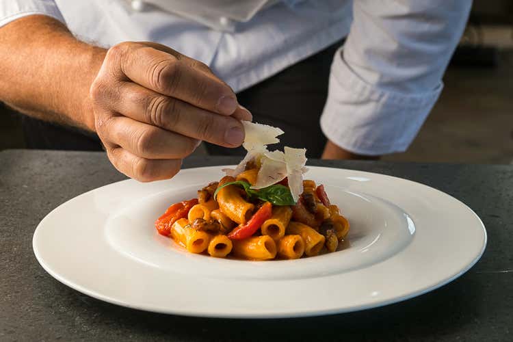 (Vista, elogio al tartufo 
al ristorante di Casina Valadier)