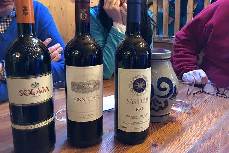 I 3 Super tuscan (Wine Cup Alta Badia, 3ª edizione 
Vini abbinati agli sport invernali)